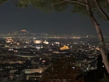 Views at night: St. Peter´s Basilica and the Castel Sant'Angelo