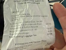 I had to go land side from Terminal A —>B today with two bulky bags. Thought I would try a taxi and was shocked to see a rate of $37 for the 3 minute drive!