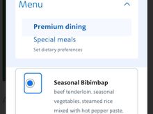 Pre ordered Bibimbap on upcoming flight from Seoul to DFW. They served this dish in the main cabin on the way out from DFW. My expectations are moderate. A decent Korean meal with Soju in J. I know AA doesn’t have an agreement with KE catering as they do with JAL and the Japanese meal on AA in J is always good. So I’ll see. 