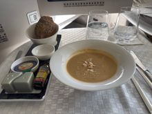 Chestnut soup. Good.