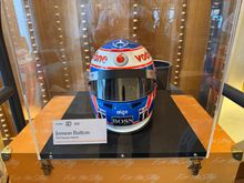 Welcome helmet in lobby
