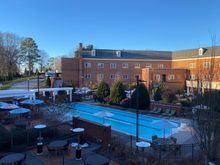 View of pool