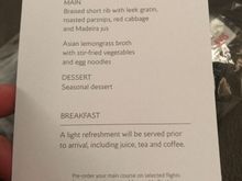 "Seasonal" is apparently the new buzzword on BA