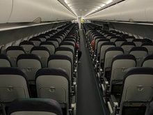 The clean interior of our A321 (RP-C4114)