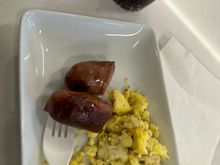 Breakfast in the AC ( eggs were weird fyi)