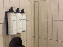 Balmain toiletries in bathroom
