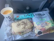 Not bad for a 3.5 hour flight. The sandwich actually tasted really good! 