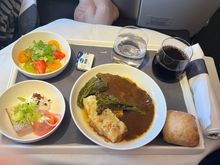 The main was the pre-ordered slow cooked beef entrecôte steak.  It was a nice dish. 