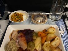 Xmas dinner on our TFS/LGW flight last night. Not bad at all and the mince pie was nice. Half empty flight so all very relaxed. 