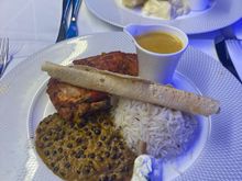 Chicken curry ++.  I kid you not, this is superb.  Shockingly good.
