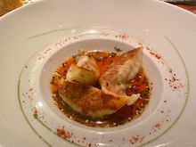 Chicken gyoza - my favorite.
