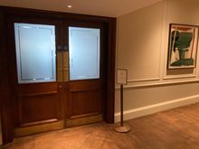 Behind these doors and frosted windows lies the new Club Intercontinental of this hotel