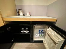 Minibar and kettle