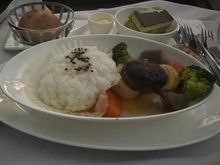 The nimono stirfry was quite poor. The vegetables were very wet and the flavour was sickly sweet but also very earthy. It tasted like an economy meal with slightly better presentation. 