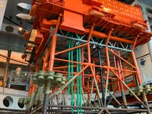 The structure model of an Oil Platform placed at the Maritime Museum