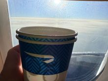 It’s in a paper cup but I can’t complain 