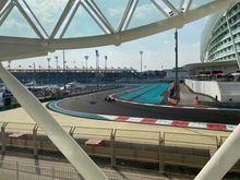View of F1 cars from my balcony!