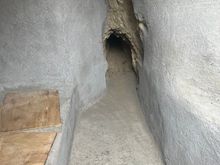 An unprepossessing gateway to paradise at the top of a hill