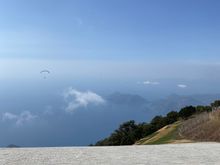 About to paraglide... in Turkey