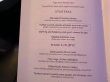 In case you’ve not tracked one down this menu from BA 227 is the same as BA 197