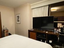 Tv, mini fridge and microwave