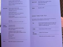March food menu identical to February