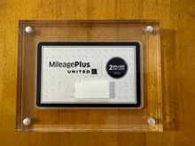 United Mileage Plus 2MM paperweight for SAPGUY