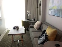 narrow living room