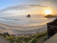 View of Pacific City beach from Top Floor King room