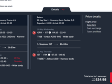 FRA-IST-GRU and back for 824 EUR