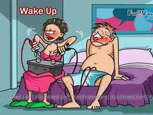 wake up joke picture