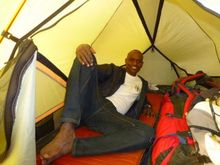 dome tent mt Kenya