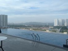 Rooftop pool - day