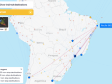 LATAM routemap from REC