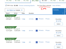 IAH-BLR (with SFO filter) kicks the price into the $1165 range and above; even without any filter the moment you add IAH to a leg the price goes up fast