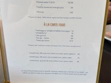 Ala carte, breakfast