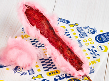 Rousso's Cotton Candy Bacon on a Stick. Photo: State Fair of Texas
