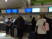 Check-in.