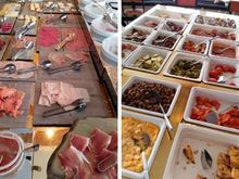 Some of the breakfast options