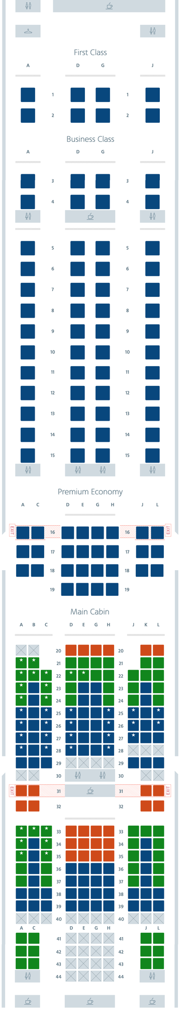 American Airlines Seating Chart 772