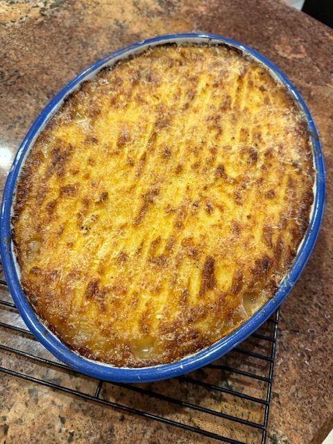 A new one for me - Hachis Parmentier. Essentially a French cottage pie.