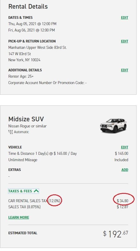 Enterprise Tax Rate Glitch? - FlyerTalk Forums