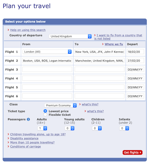 New And Improved Ba Com Interface For Open Jaw Bookings Flyertalk Forums