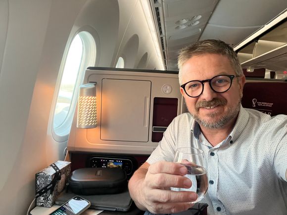 I really like the new B787 suite. It's almost as good as the Qsuite.