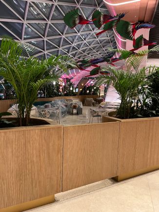 The closed Louis Vuitton cafe