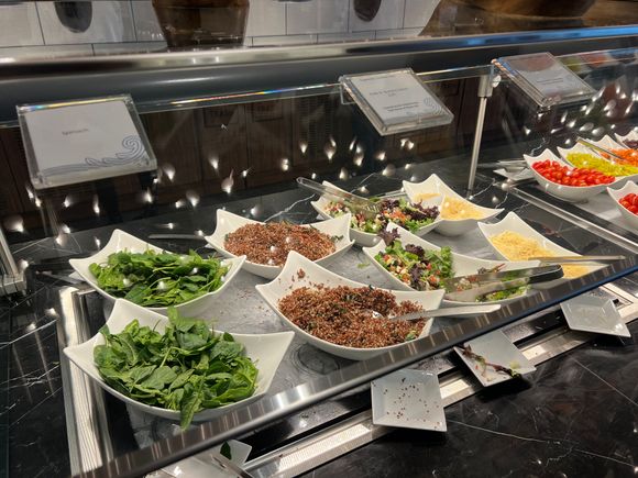LAS Centurion Lounge buffet