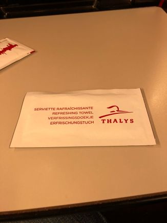 The lovely towelette. 