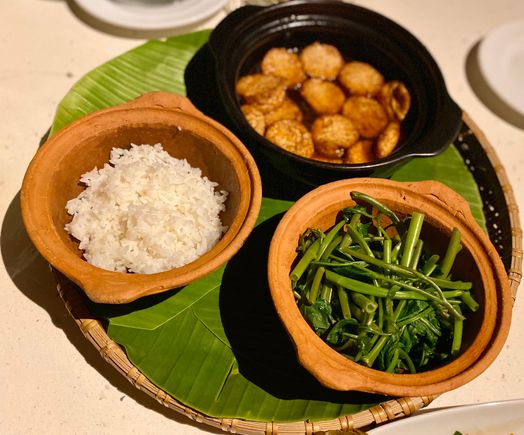 Tofu , “ morning glory “ , ..