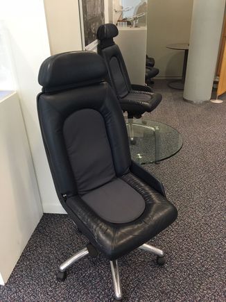 A renovated Concorde seat. Apparently it previously found a home in the conference room in the T5 CCR?