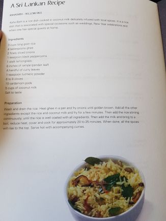 Recipe from Menu.